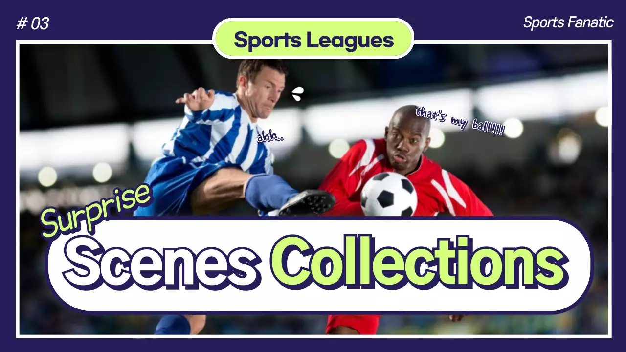 Blue Retro Soccer Advertisement YouTube Thumbnail