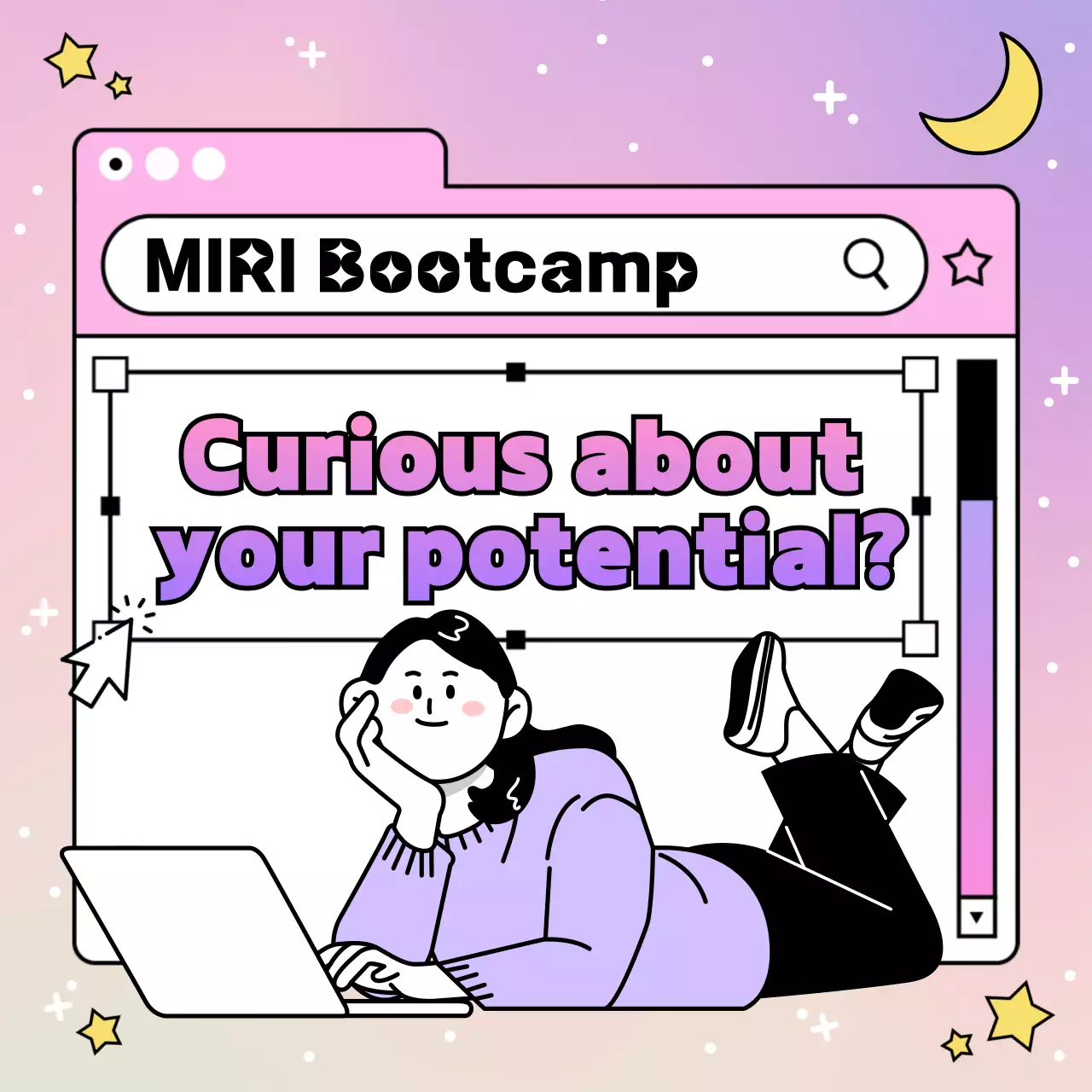 핑크 트렌디 부트캠프 프로모션 인스타그램 캐러셀