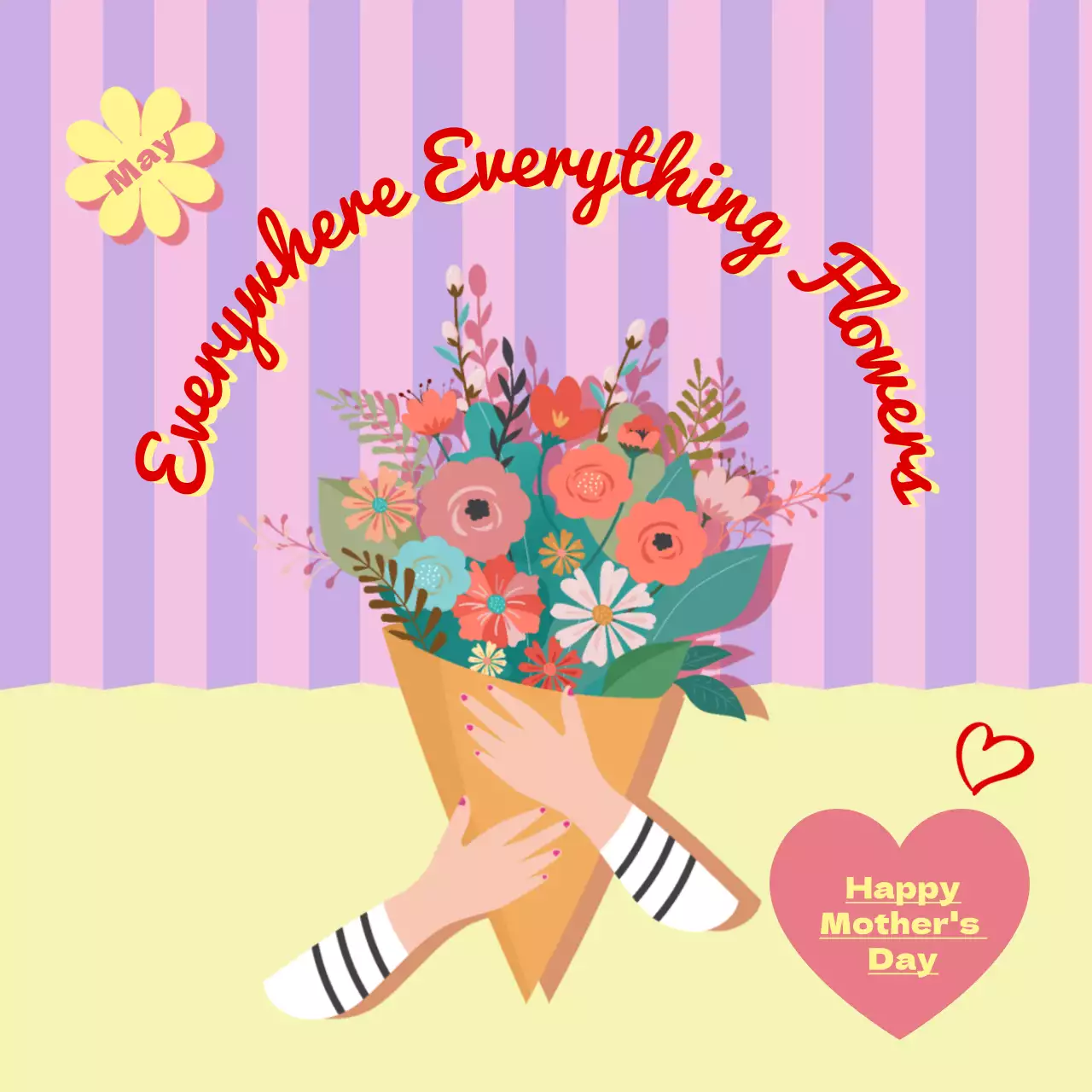 핑크 전통 어머니날 가이드 인스타그램 캐러셀