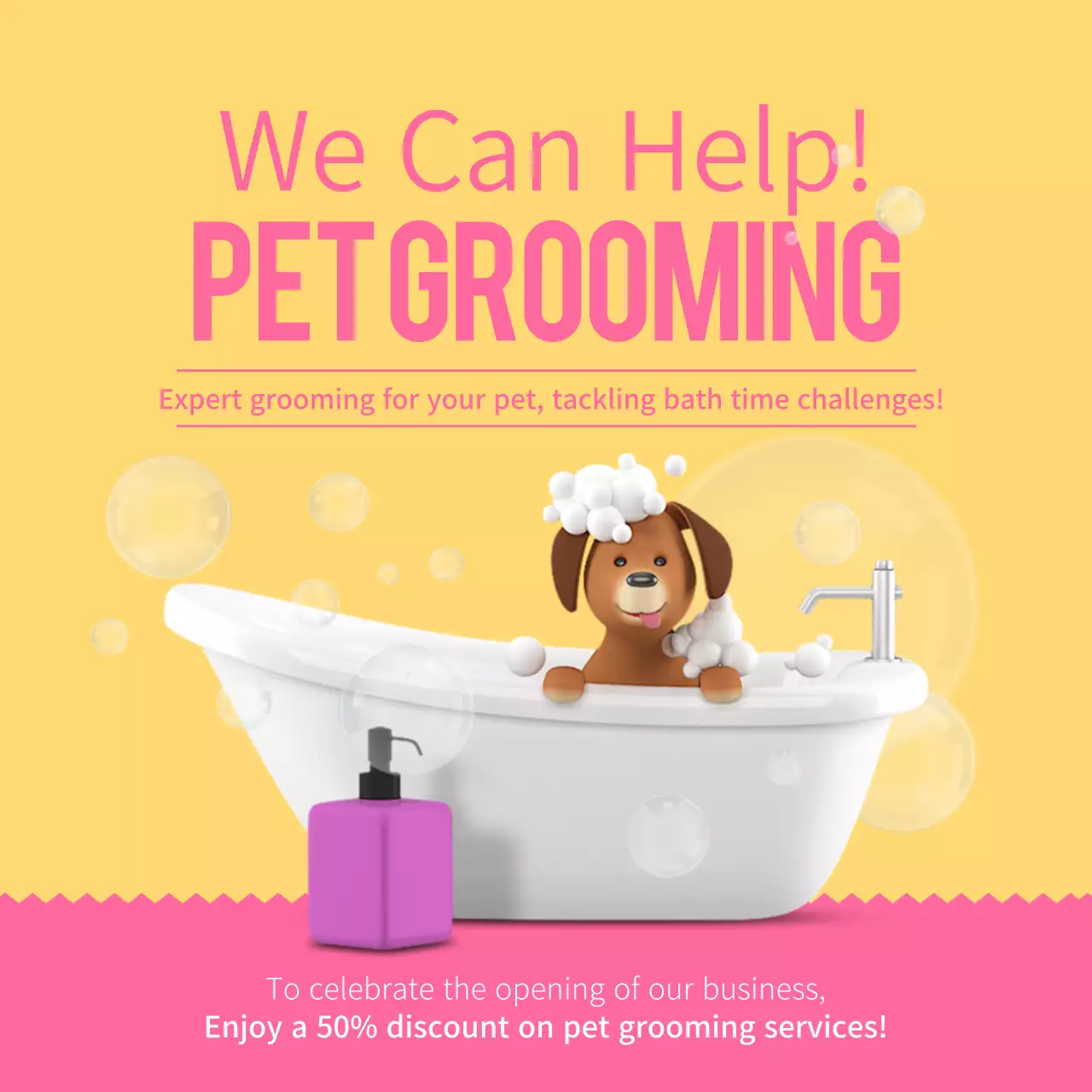 Bathing your pet