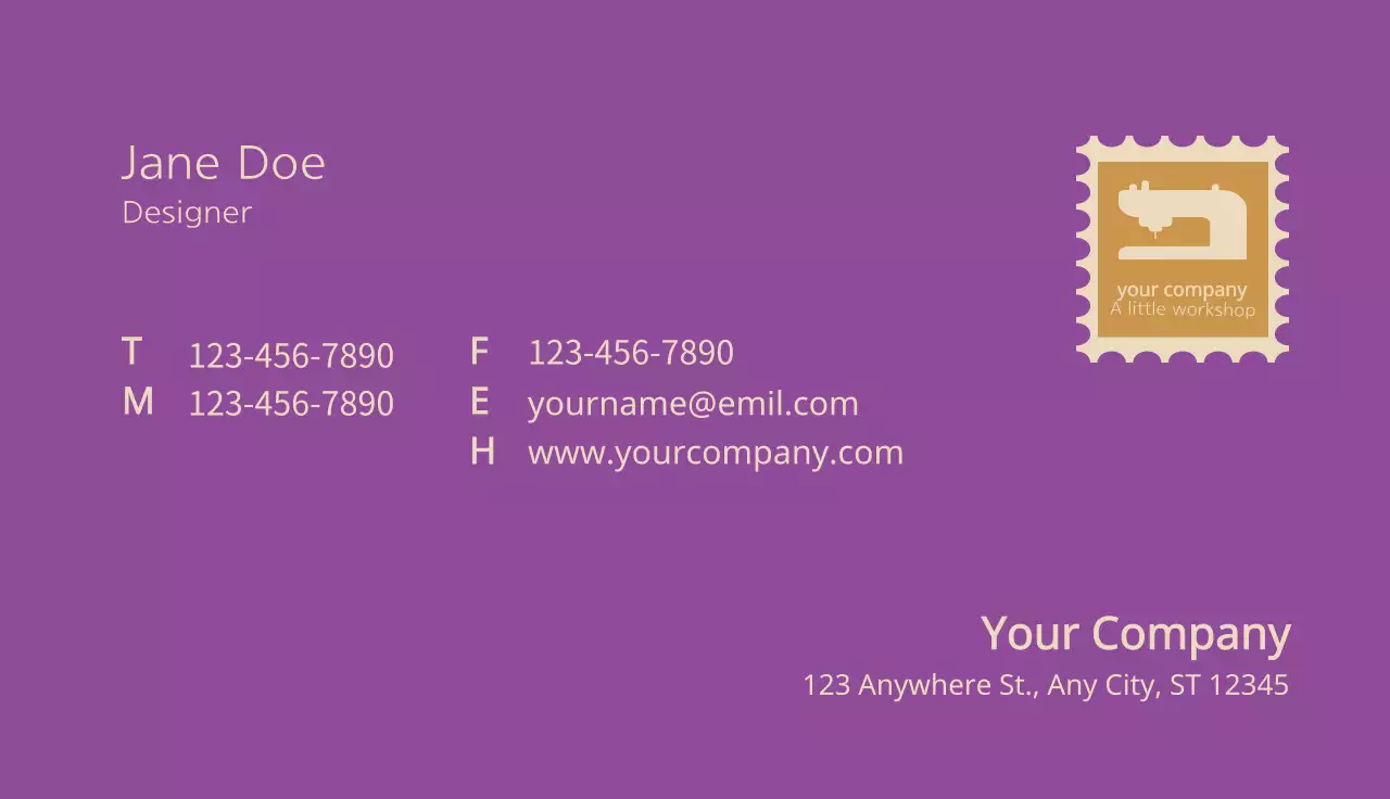 Fashion Business Cards