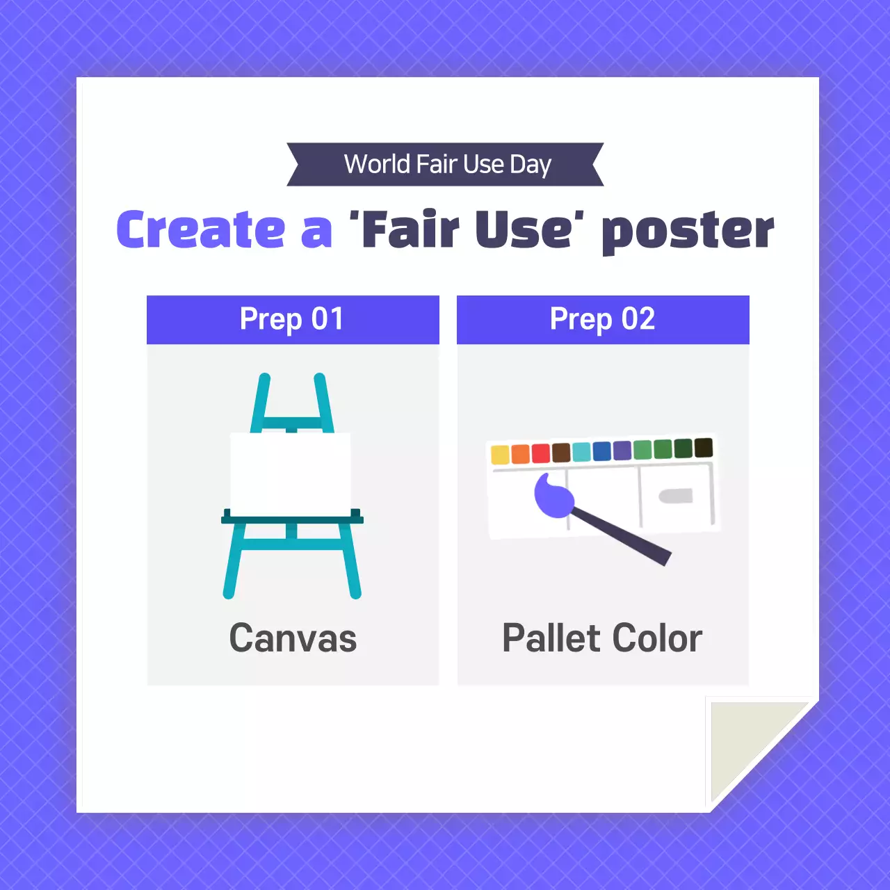Purple Modern Fair Use Promotion Instagram Carousel