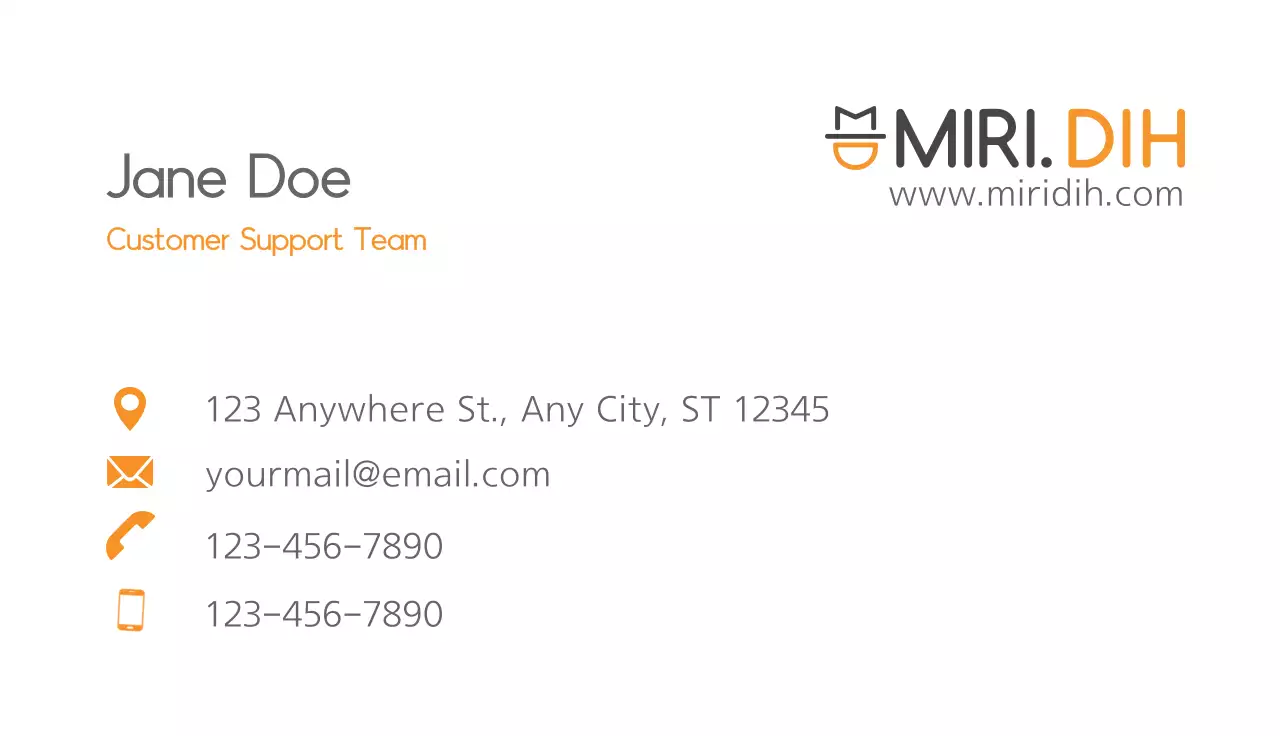 Pink Modern Advertisement Business Card