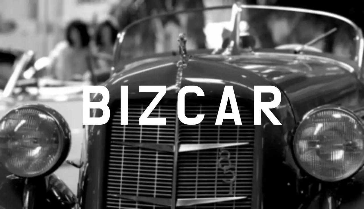 Black Classic Car Business Card