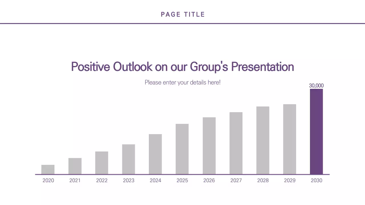 Purple Modern Growth Report Infographic