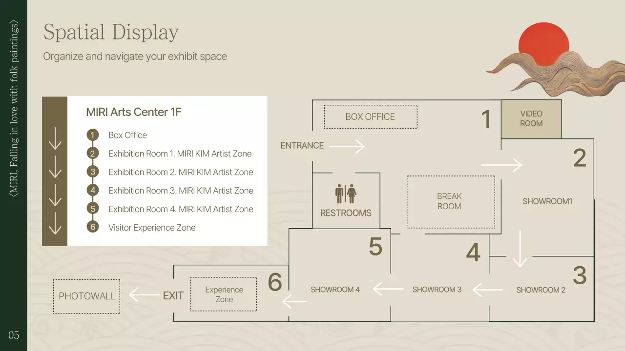 그린 전통 전시회 발표 프레젠테이션