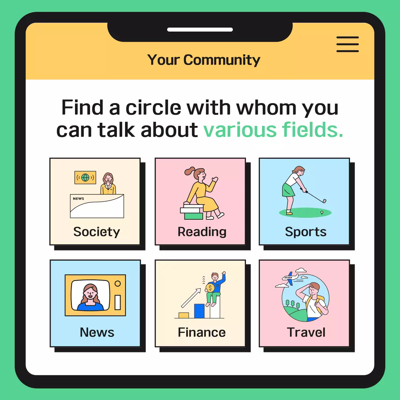 Green Minimal Hobby Guide Instagram Carousel