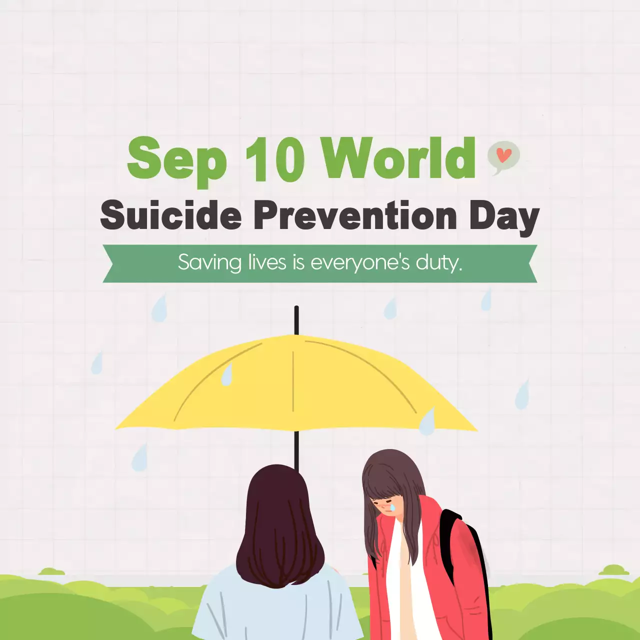 Yellow Minimal Prevention Announcement Instagram Carousel