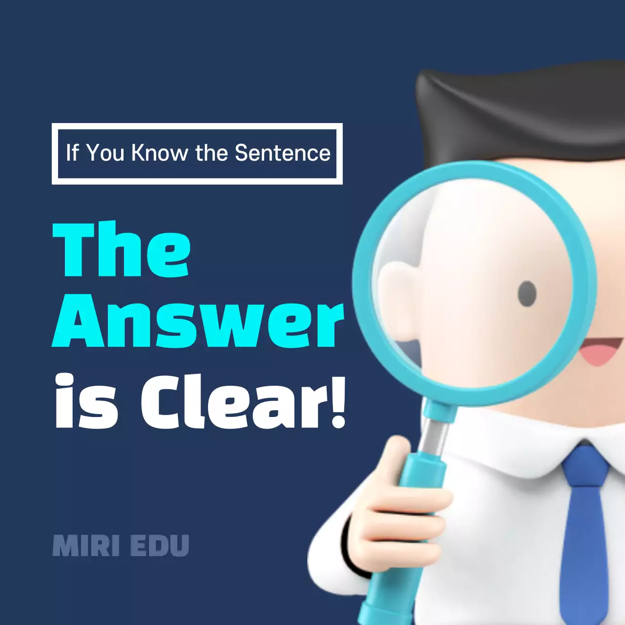 Blue Minimal Education Guide Instagram Post