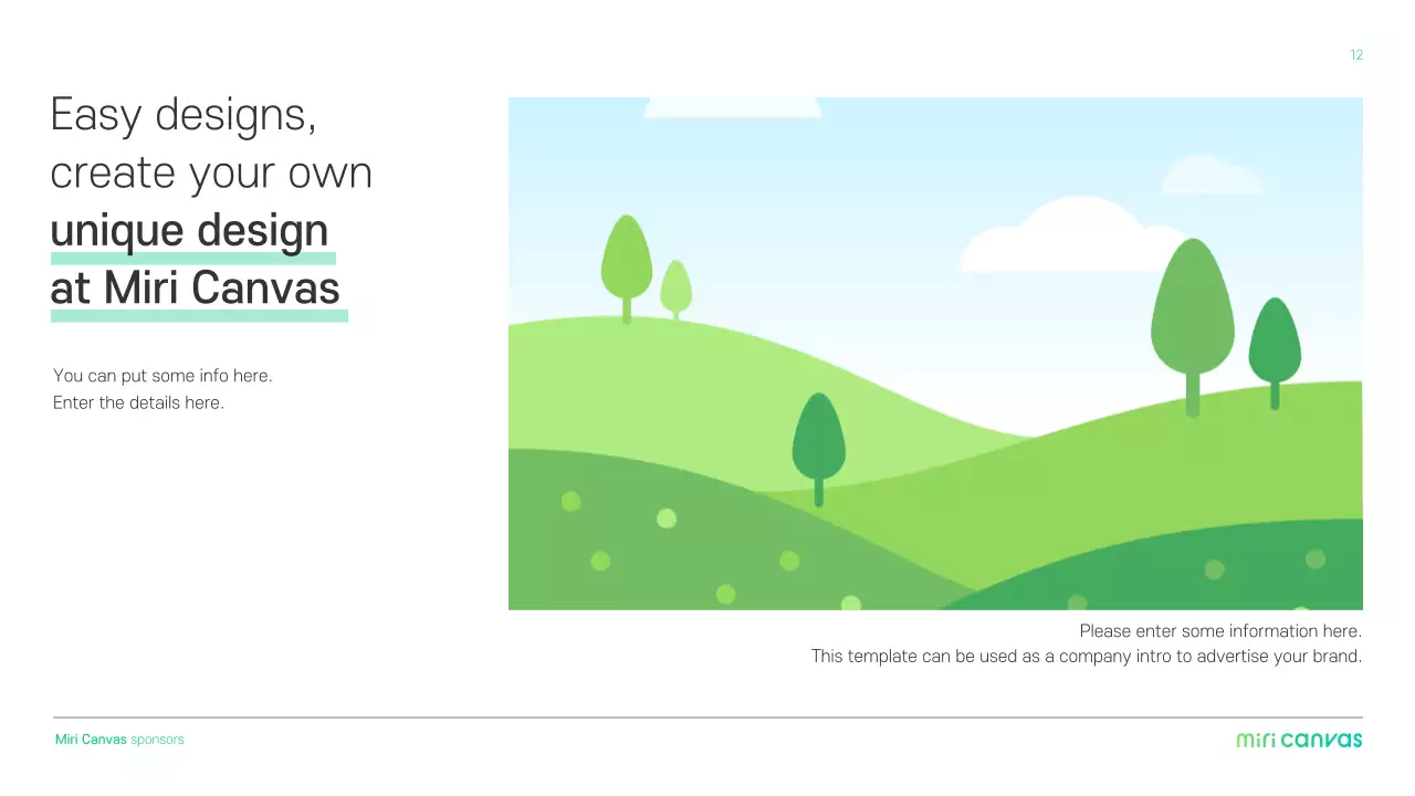 Mint Modern Design Promotion Presentation