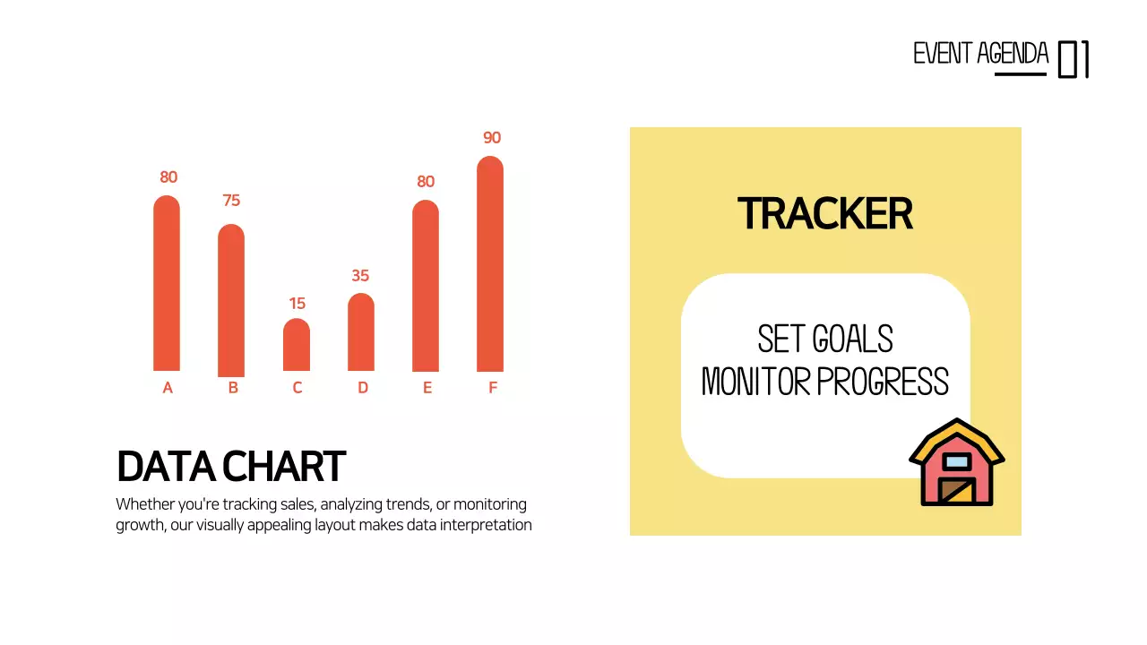Orange Modern Data Analytics Agenda Infographic