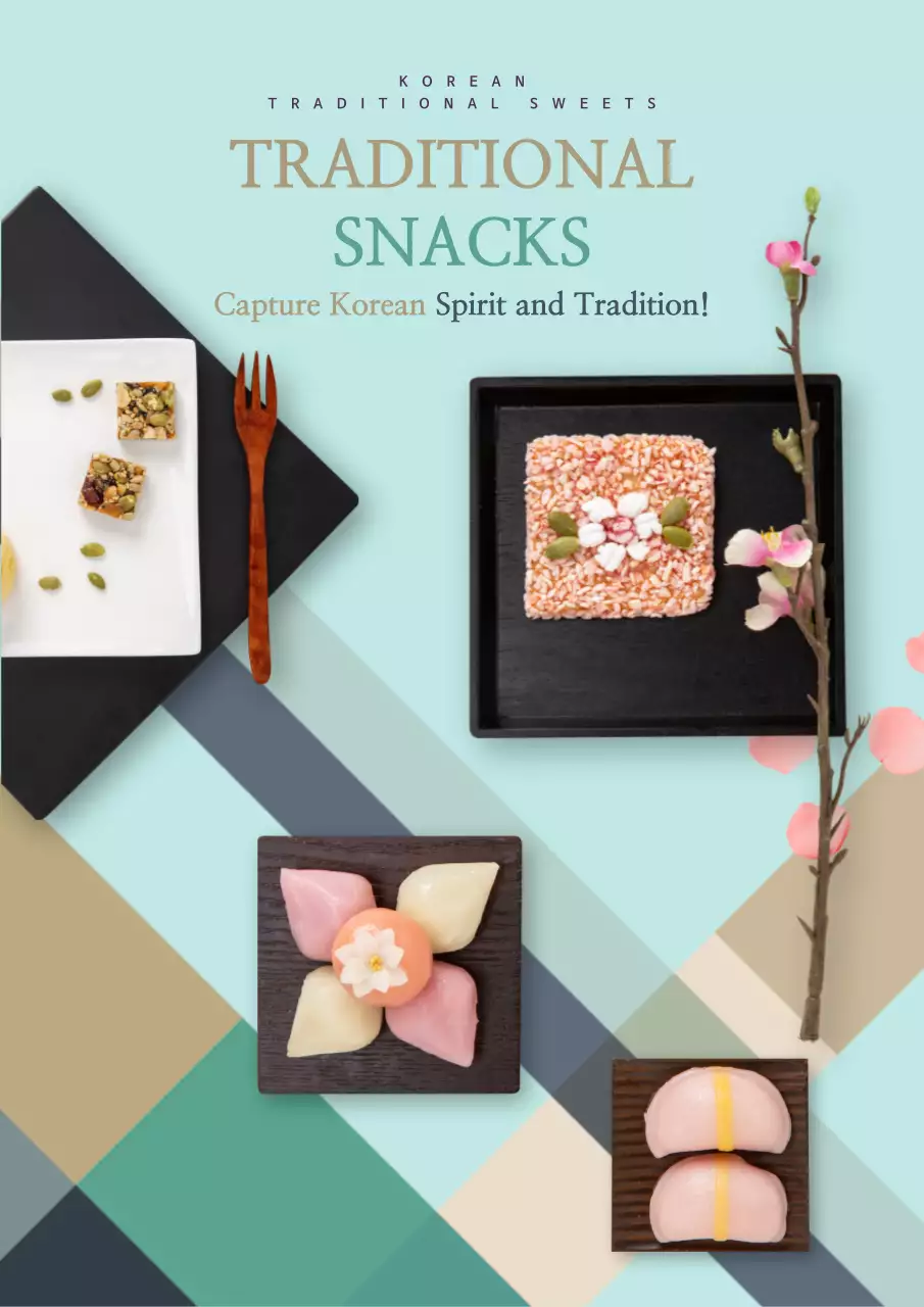 Mint Traditional Snacks Promotion Poster