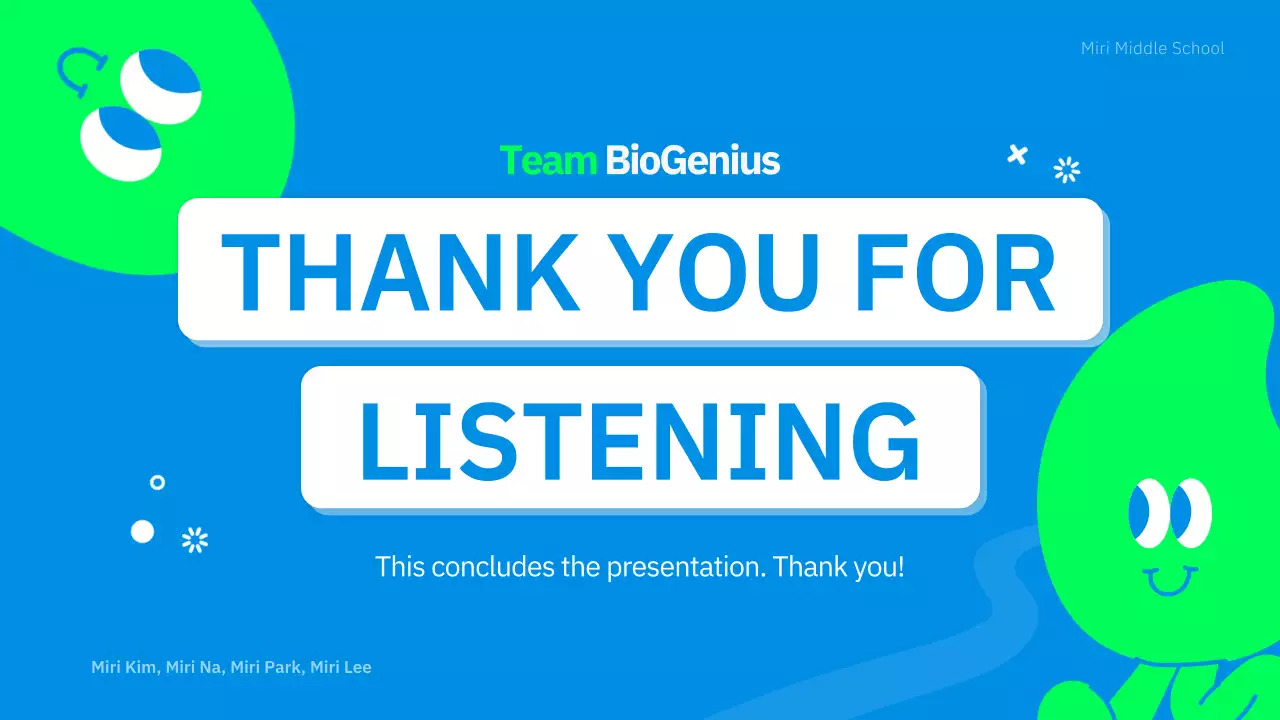 Relatório de experiência científica de personagem giro em azul e verde lima