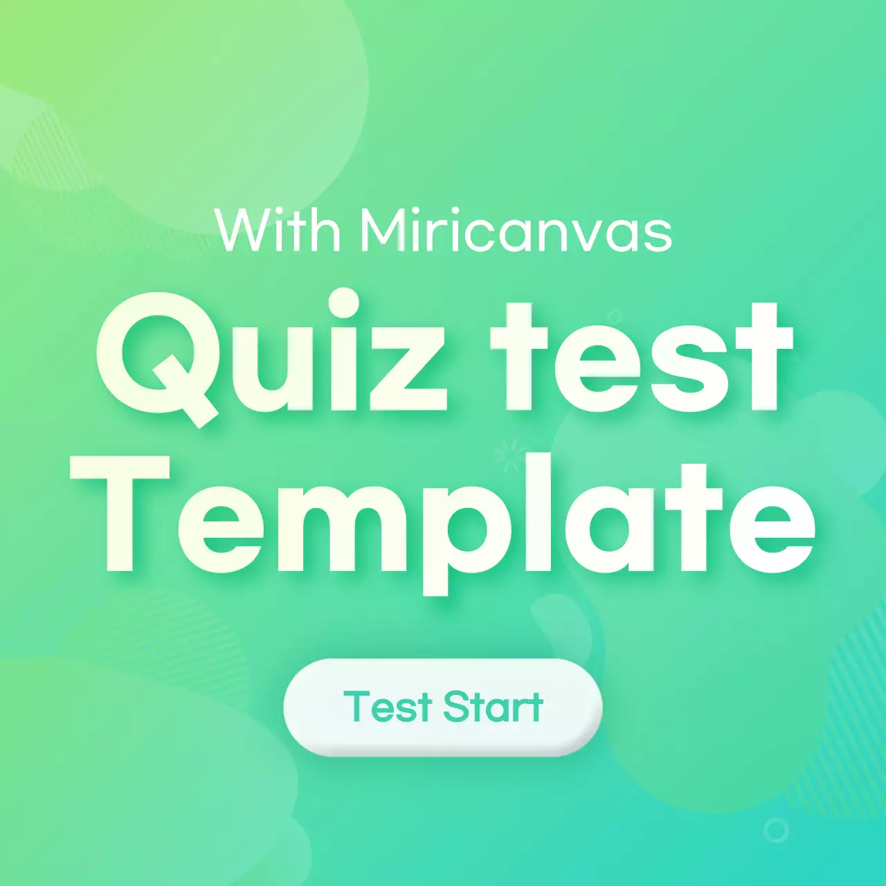 Simple Plain Psychological Test Concept with Gradients