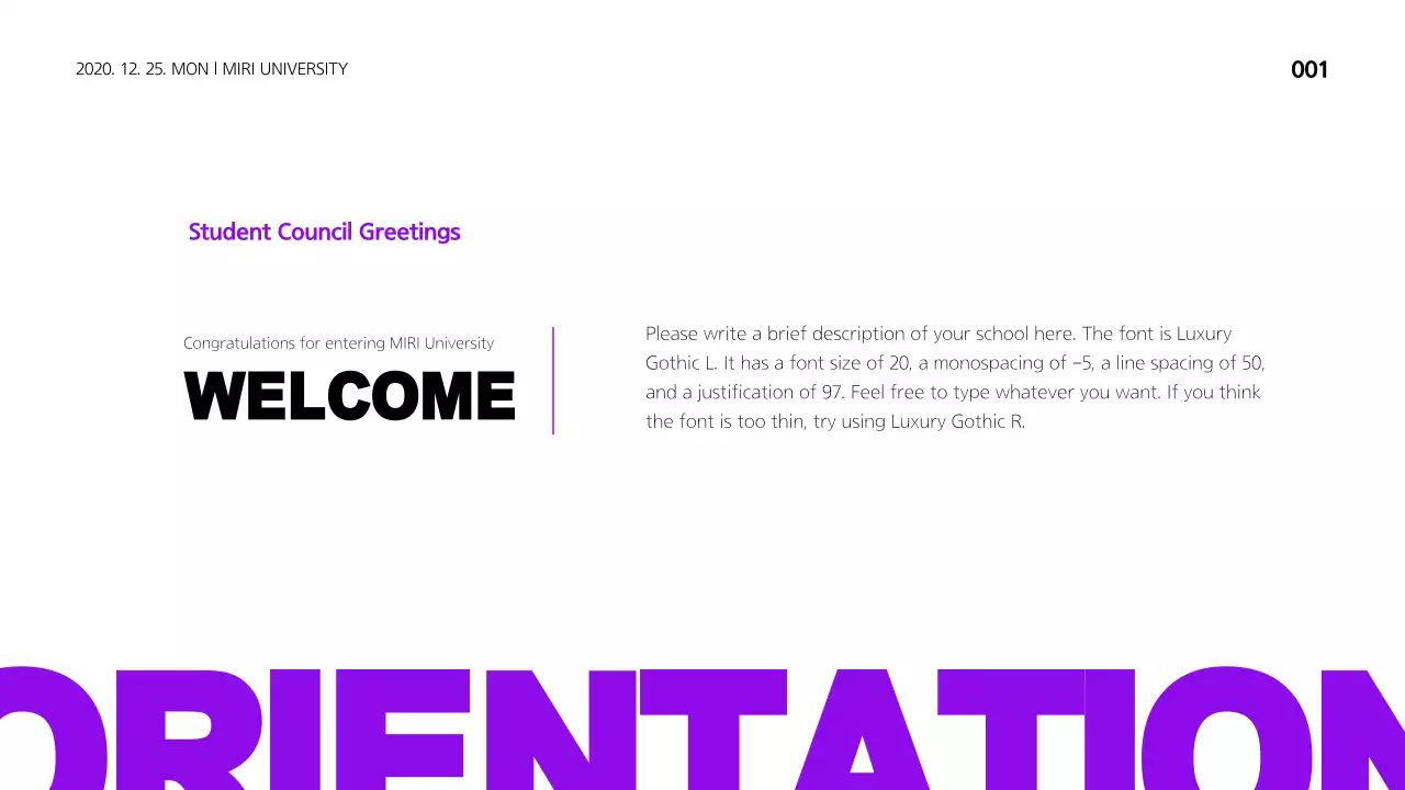 Purple Modern University Guide Presentation