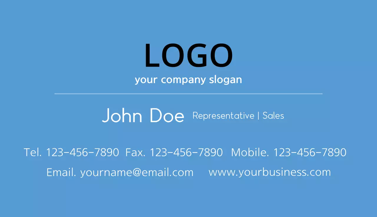 Colorful Geometric Business Card