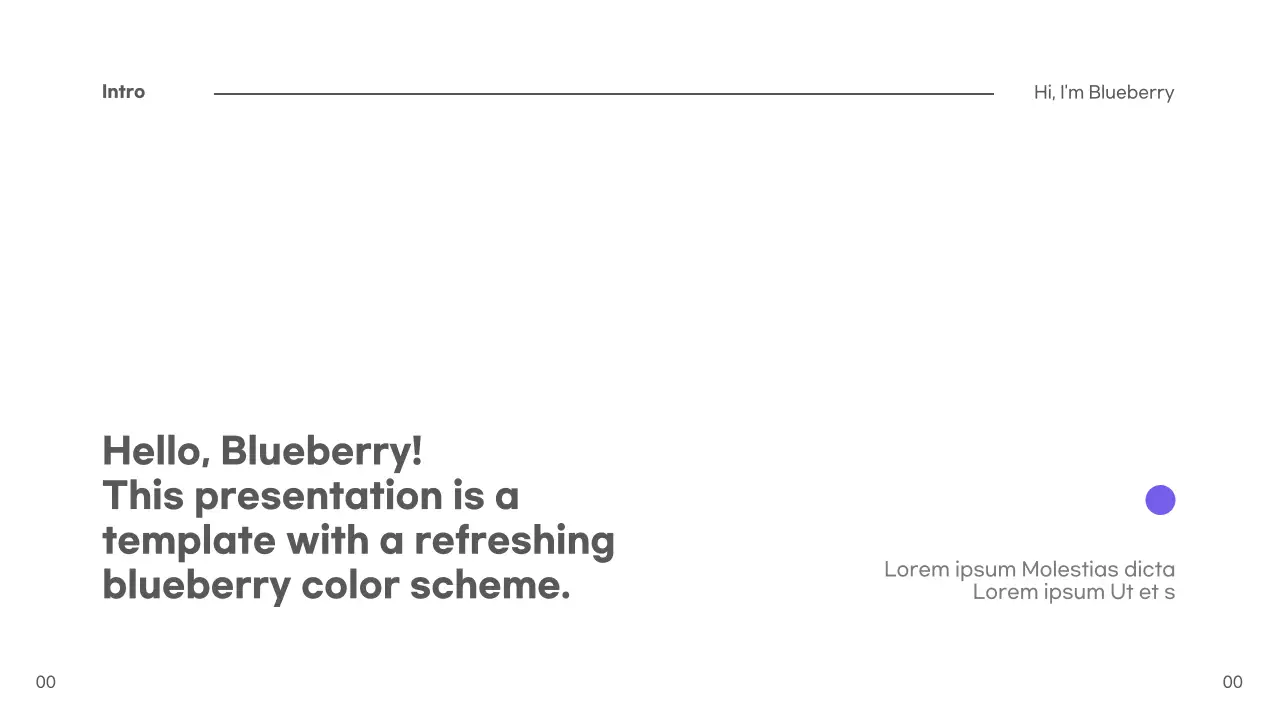 Purple Modern Template Presentation