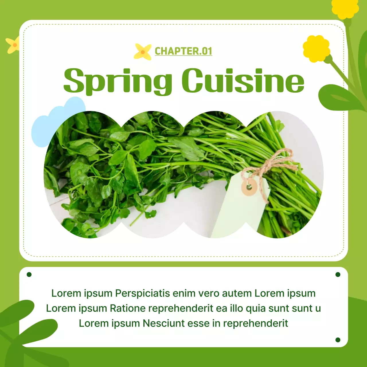 Vòng quay Instagram Khuyến mãi Mùa xuân đơn giản màu vàng