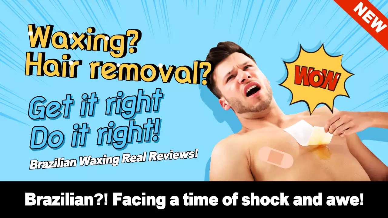 Blue Bold Waxing Promotion YouTube Thumbnail