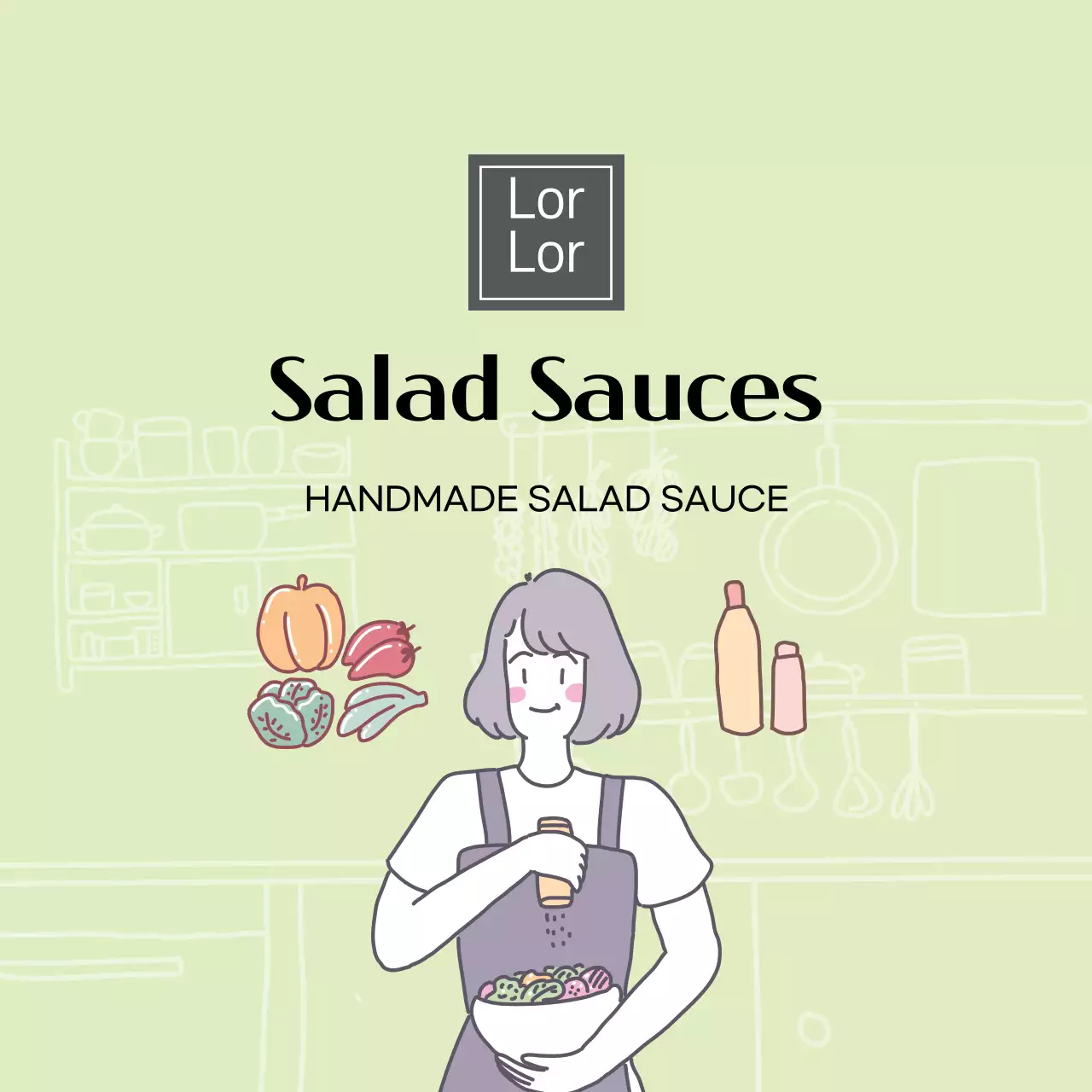 Molho para salada verde