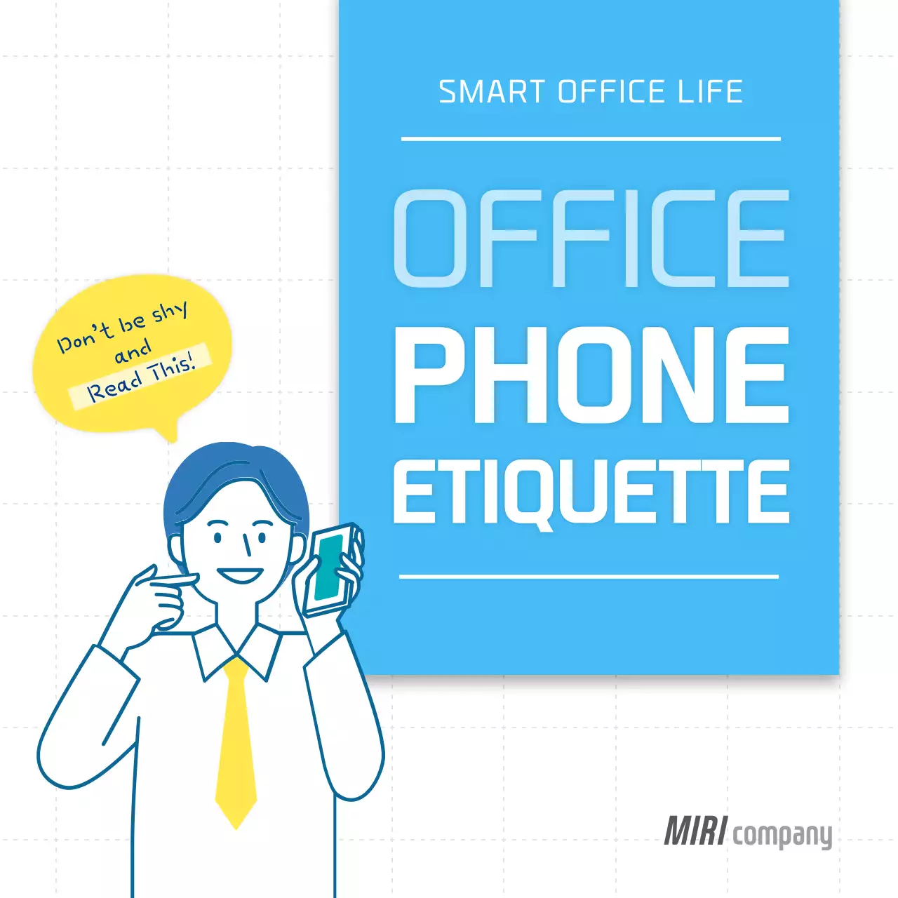 Blue Professional Phone Guide Instagram Carousel