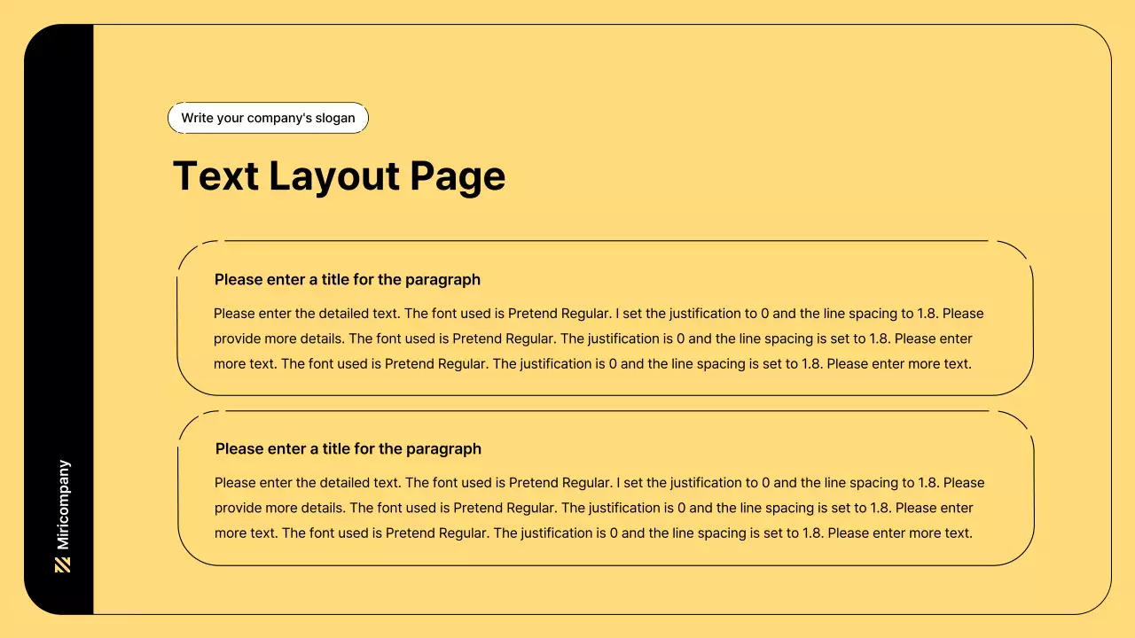 Yellow Minimal Business Presentation