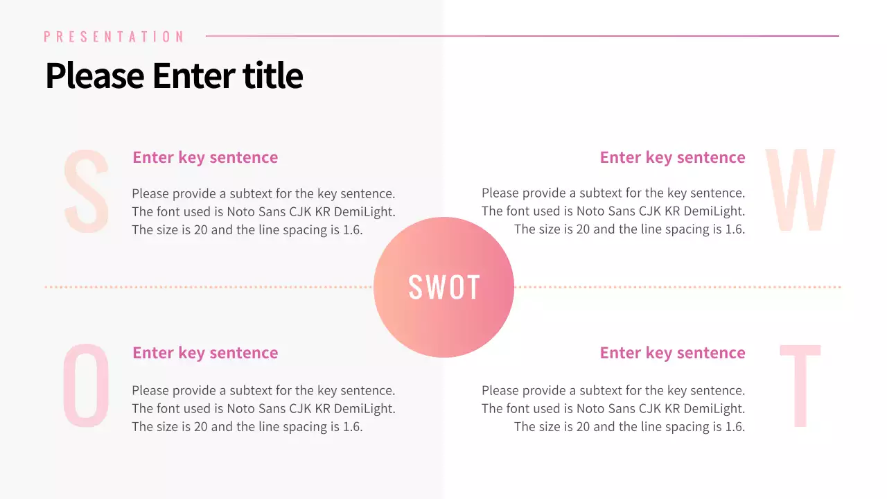 Pink Minimal Business Plan Infographic