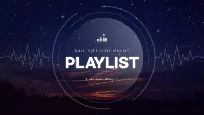 Navy Modern Music Playlist YouTube Thumbnail