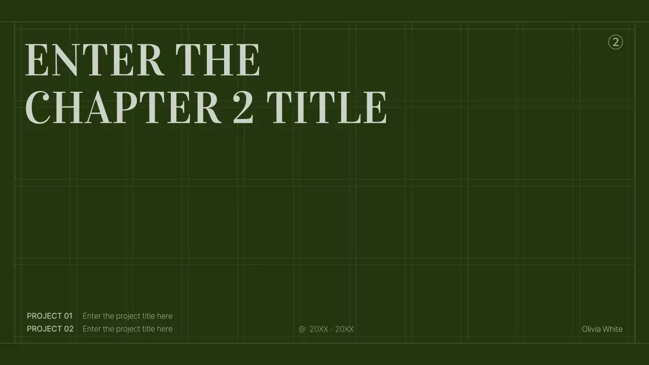 Danh mục nhà tiếp thị nội dung với khái niệm lưới đơn giản màu xanh lá cây