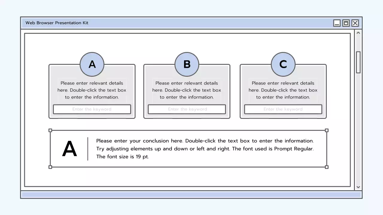 Grey Minimal Web Guide Presentation