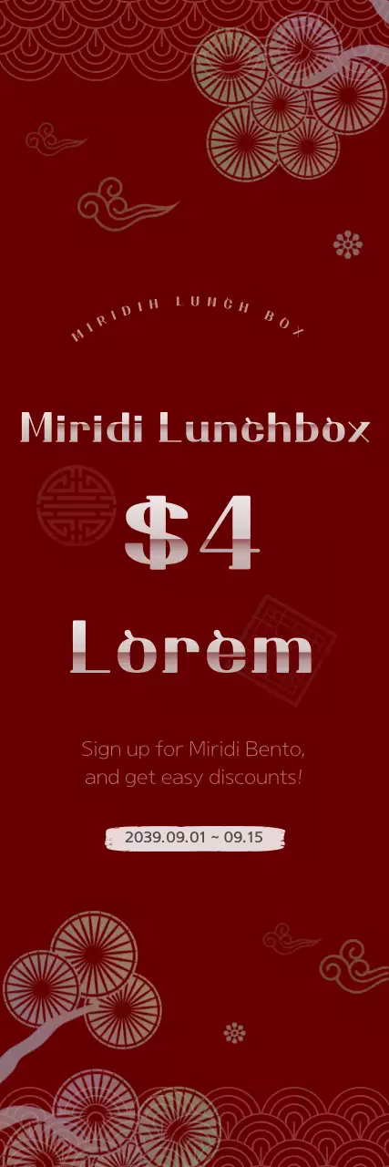 Desconto em caixas bento tradicionais coreanas vermelhas e brancas