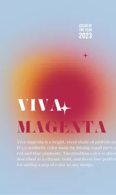 Sleek gradients and text with red and light blue coloring