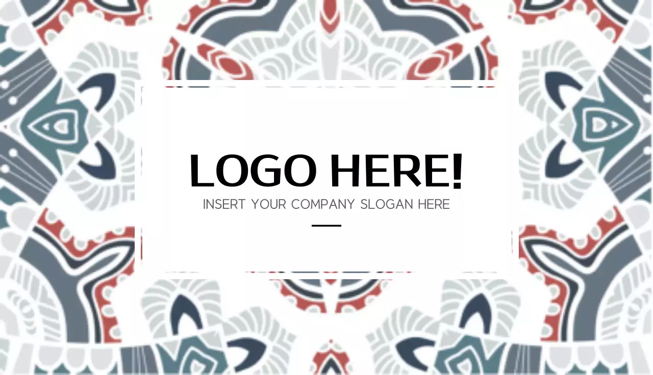 Blue Traditional Business Card