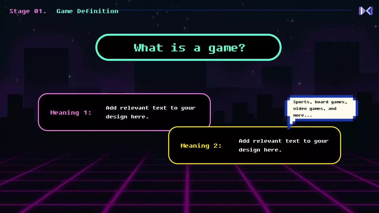 Teal Retro Games 코스 프레젠테이션