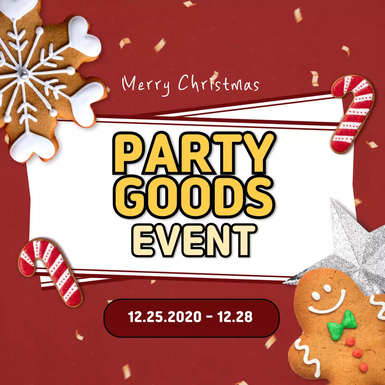 Red Festive Event Promotion Instagram Post