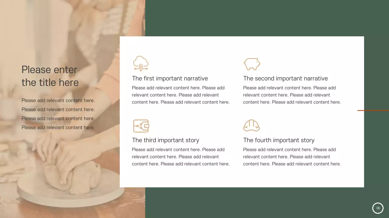 Green Minimal Business Plan Template Presentation