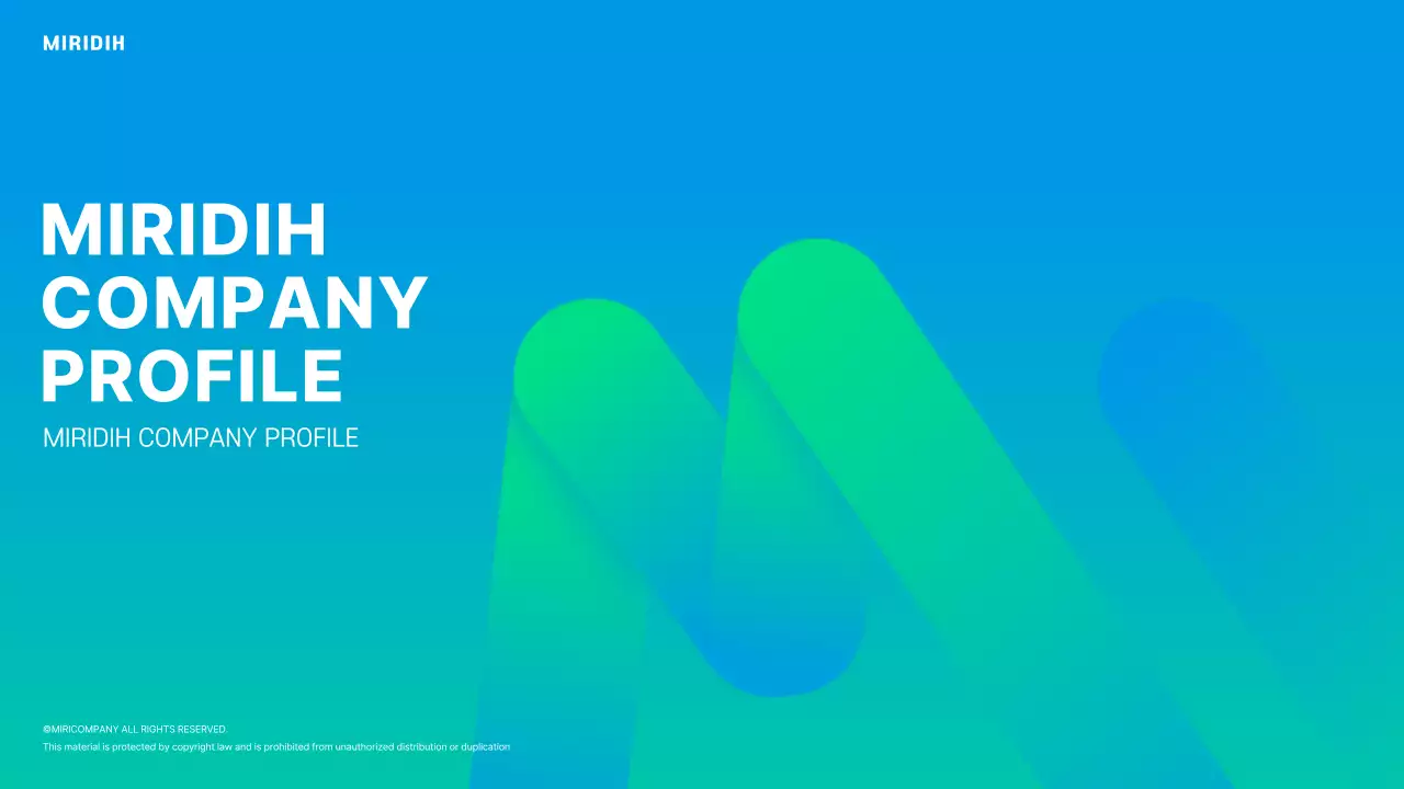 Blue Modern Company Profile Document Presentation