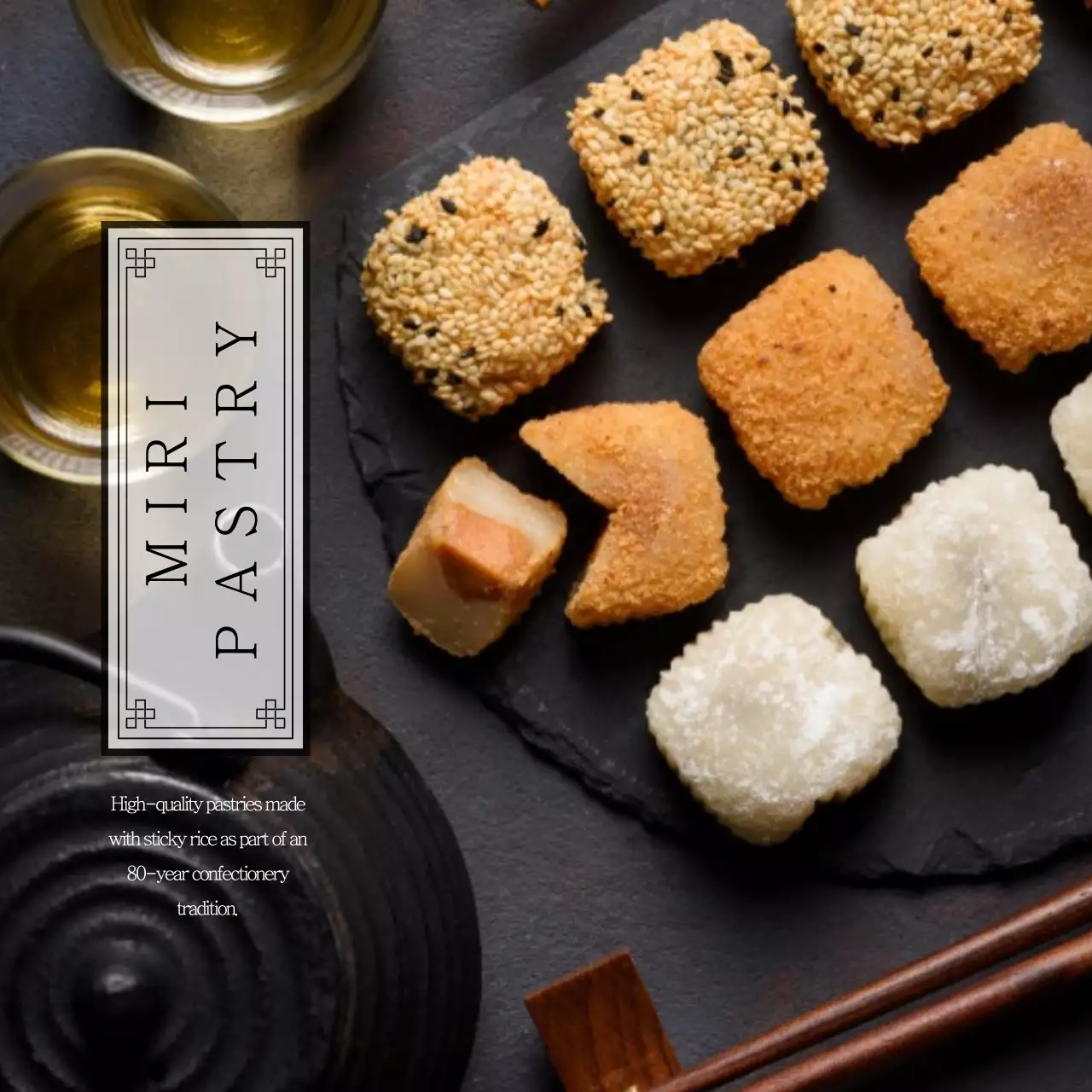 Black Traditional Pastry Advertisement Instagram Post