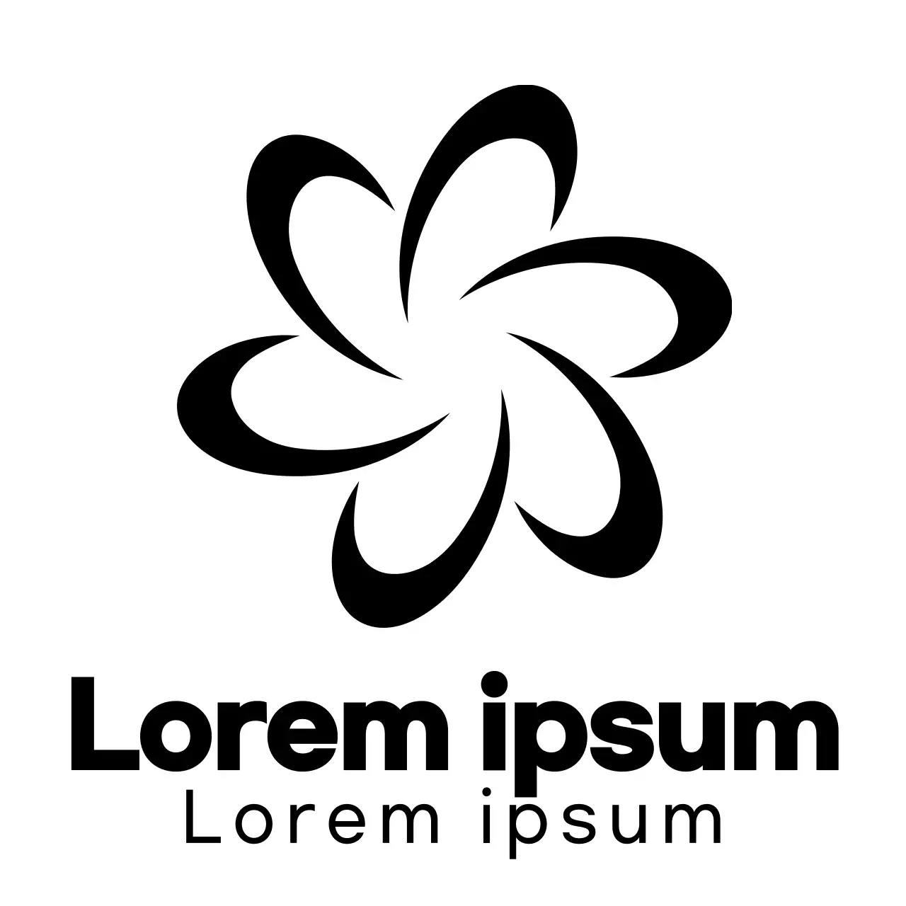 Modern symbol and text logo combination style for local food store employees