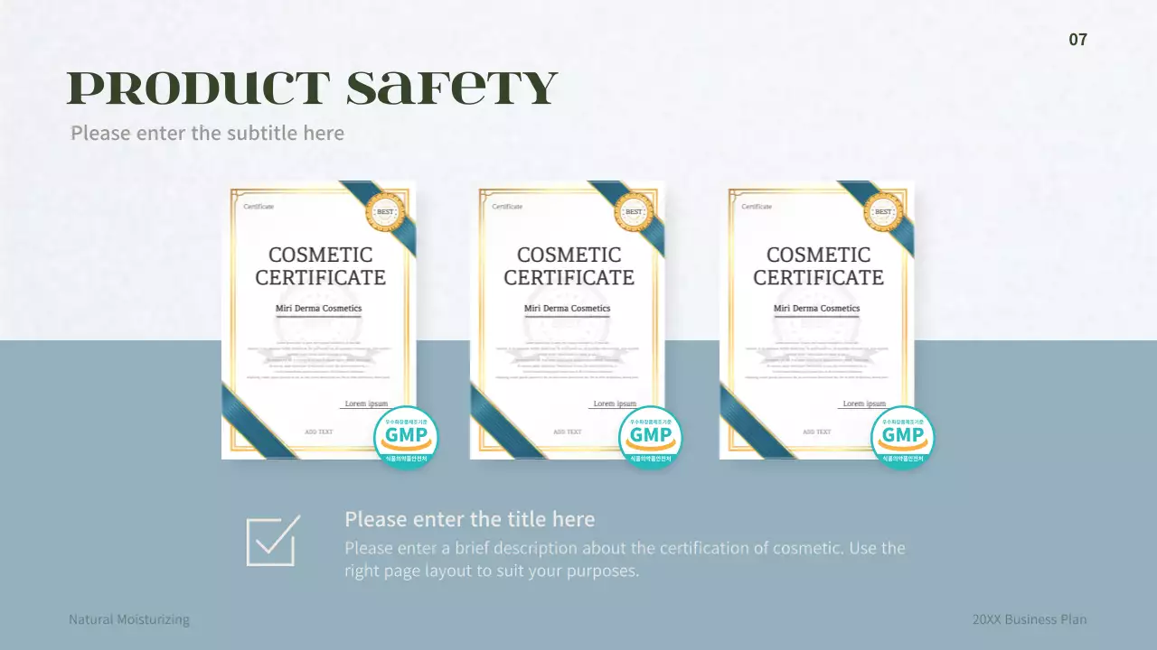 Green Clean Cosmetics Business Presentation