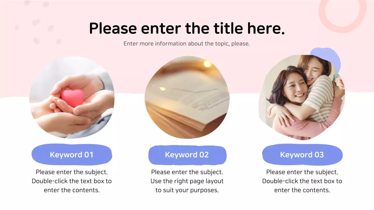 Presentations with a pastel, fluffy feel