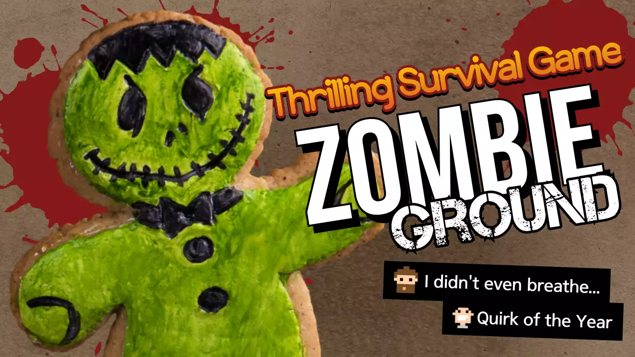 Thumbnail YouTube Promosi Zombie Retro Hijau