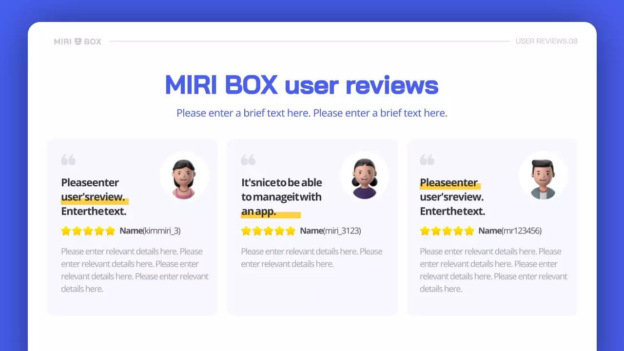 Blue Modern Storage Promotion Presentation