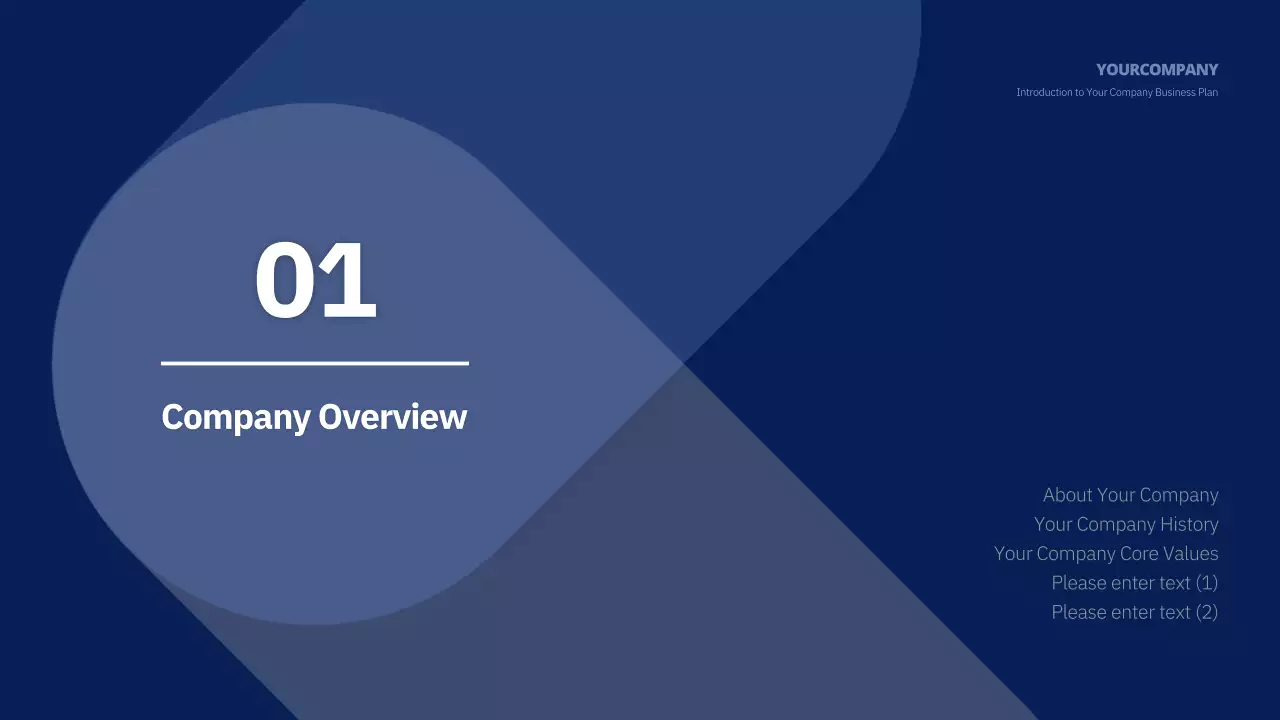 Blue Professional Business Plan Document Presentation