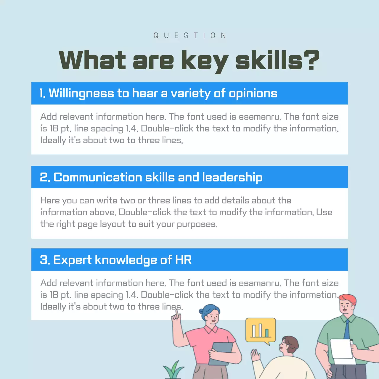 Learn about our illustration-driven HR team Job Description Interview Core Competencies CardNews