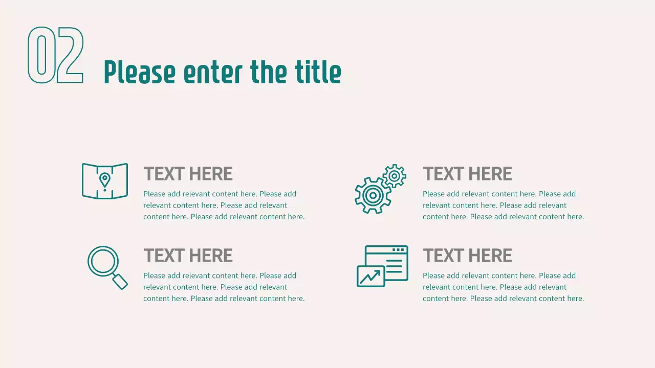 Teal Clean Business Presentation