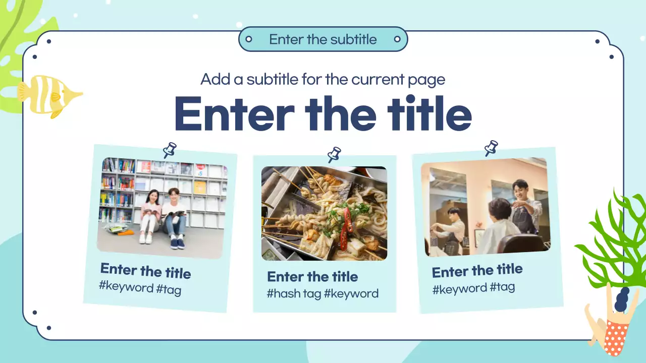 Colorful Tropical City Newsletter Presentation