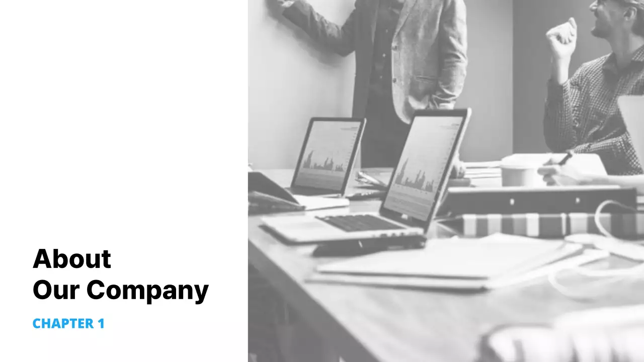 Blue Professional Business Report Presentation