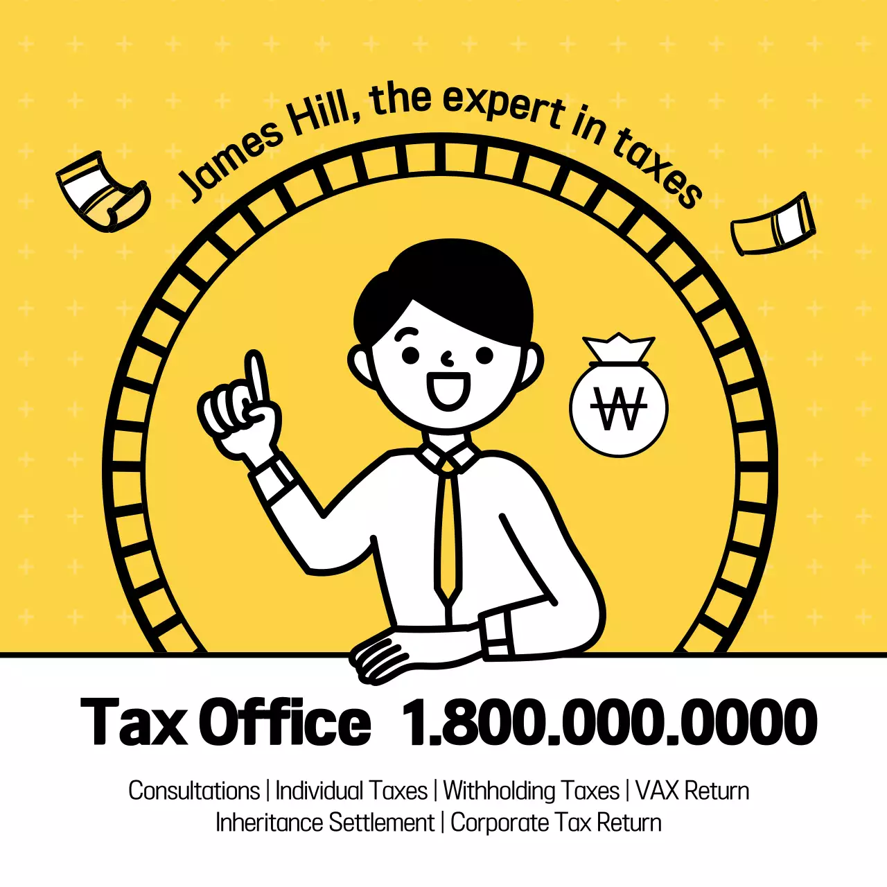 Yellow Simple Finance Guide Instagram Carousel