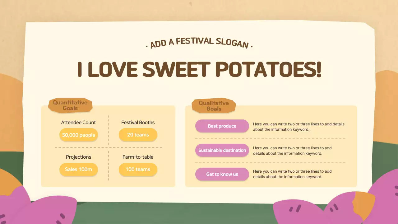 Beige Rustic Festival Guide Presentation